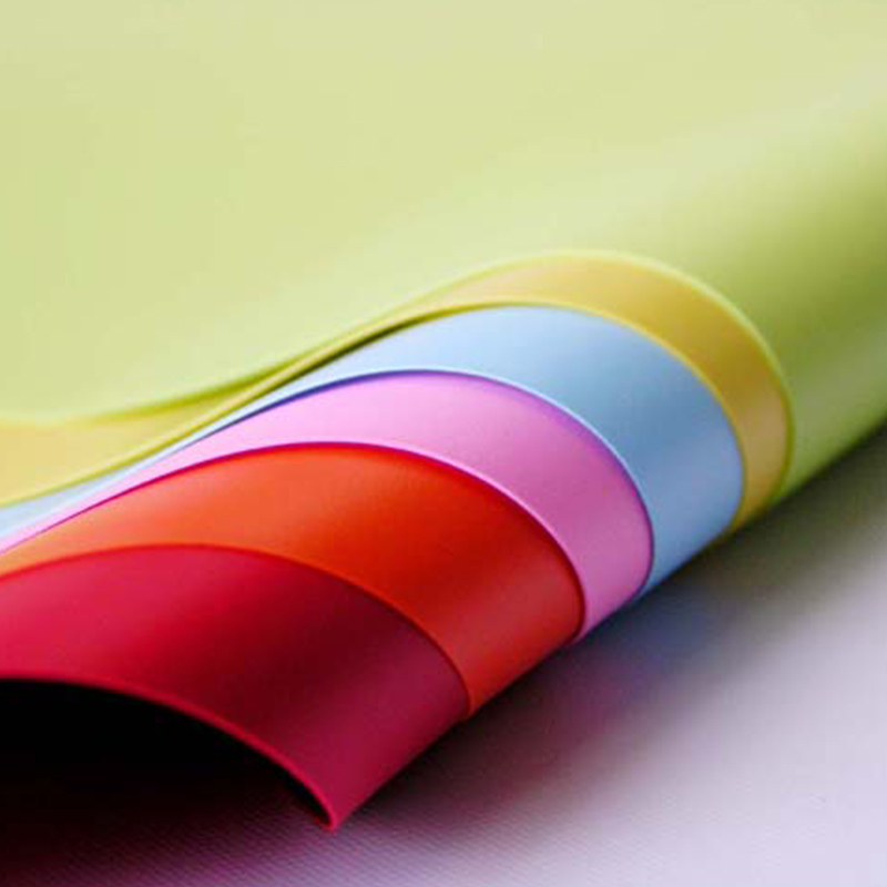 اللون المنقوش PVC Film للإعلان والطباعة